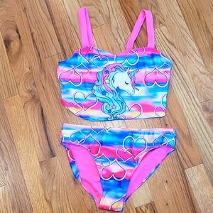 Girls NWT  2 piece bikini swimming suit.